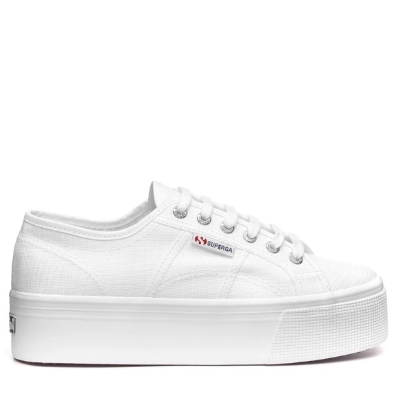 SUPERGA 2790 Platform Sneakers - White - Picture 1 of 6